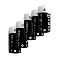 Safire - Pack de pilhas CR123A - 50 unidades - Tensão 3.0 V - Litio - Capacidade nominal 1600 mAh - Compatível com produtos do catálogo
