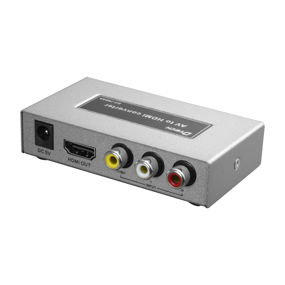 Convertisseur AV vers HDMI - 1 entrée AV - 1 sortie HDMI - Résolution de  sortie 1080p - Résolution d'entrée vidéo PAL / NTSC - Entrée audio stéréo -  PT REFURB