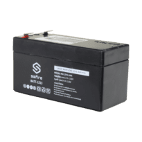 Bateria recarregável - Tecnología chumbo ácido AGM - Tensão 12 V - Capacidade 1.3 Ah - 58 x 97 x 65 mm / 540 g - Para backup ou utilização directa