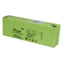Upower - Bateria recarregável - Tecnología chumbo ácido AGM - Tensão 12 V - Capacidade 2.3 Ah - 66 x 178 x 35 mm/ 960 g - Para backup ou utilização directa