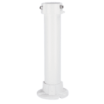 Suporte tecto - Altura 25 cm - Adequado para uso interior e exterior - Carga máxima 11 Kg - Cor branco - Fabrico de metal