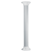 Suporte tecto - Altura 50 cm - Adequado para uso interior e exterior - Cor branco - Fabricado em plástico