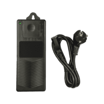 Fonte de alimentação comutada - Saída DC 12 5 A - 4 saídas por terminais +/- - Proteção por fusível 2A - 164 (Fo) x 37 (Al) x 55 (An) mm - 280 g