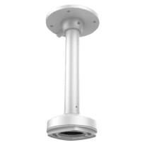 Suporte tecto - Altura 573 mm - Apto para uso no exterior - Cor branco - Fabricado em alumínio - Passador de cabos