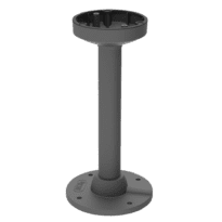 Suporte tecto - Altura 573 mm - Apto para uso no exterior - Cor preto - Fabricado em alumínio - Passador de cabos