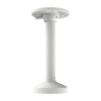 Suporte tecto - Altura 565 mm - Apto para uso no exterior - Cor branco - Fabricado em alumínio - Passador de cabos