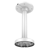 Suporte tecto - Altura 565 mm - Apto para uso no exterior - Cor branco - Fabricado em alumínio - Passador de cabos