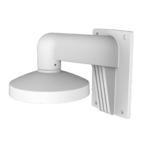 Suporte de parede - Caixa de conexões - Apto para uso no exterior - Cor branco - Compatível com Hiwatch Hikvision - Passador de cabos