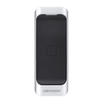 Lector de acceso para marcos - Acceso por tarjeta EM - Indicador LED y acústico - Wiegand 26/34 | RS485 - Compatible con controladoras Hikvision - Apto para exterior IP65