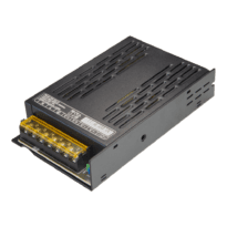 Caixa de distribuição de alimentação - 1 entrada AC 100 V ~ 240 V - 2 saídas por par de cobre - Proteção por fusível rearmável - Tensão de saída DC 12 V / 120 W - Carcaça metálica