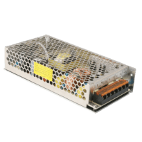 Fonte de alimentação comutada - Entrada AC 100~240 V - Saída DC 12 V / 15 A (180W) - Saída regulável 11,5~13,9 V - Protegida ante picos de tensão - e picos de corrente