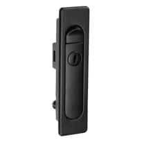 Fechadura para rack tipo mola - Para porta frontal do rack de chão - Metálico - Inclui 2 chaves