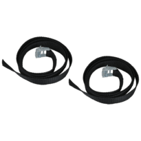 Correas para montaje de grabador  - Color negro