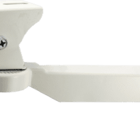 Suporte frontal para carcaça - Compatível com HS250W - 100 (Al) x 85 (Lg) x 275 (Pf) - Carga máxima 10 Kg - Alumínio / Cor bege - Giro horizontal 360º / vertical 85º