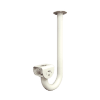 Suporte de teto para carcaça - Compatível com HS250W - 470 (Al) x 85 (Lg) x 240 (Pf) - Carga máxima 15 Kg - Alumínio / Cor marfim - Giro horizontal 360º / vertical 85º