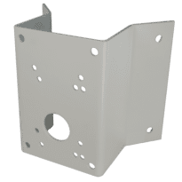 Suporte para esquina - Compatível com SD61XX - Apto para uso no exterior - Aço eletrogalvanizado - Cor branco - Passador de cabos