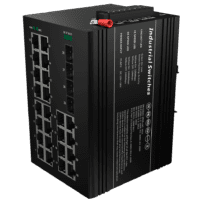 Switch PoE Marca Branca - Montagem em carril DIN - 24 portas Gigabit + 4 SFP Gigabit - 90W portas 1-2 23-24/30W portas 3-22 /Max 360W - IEEE802.3af/at/bt | PoE/PoE+/Hi-PoE - VLAN/STP/RSTP/MSTP/ERPS/SNMP/ACL - Static LAG/IGMP Snooping/DHCP Snoop/802.1x