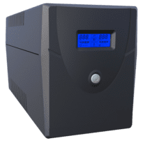 UPS monofásica line-interactive - Potencia 1500VA/900W - Entrada 220~240 Vac /Saída 230 Vac - 4 saídas SAI/UPS protegidas - Tempo de recarga 6~8 h - 2 baterias seladas de chumbo-ácido (incluídas)