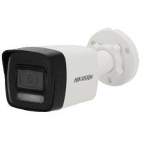 Hikvision - Câmara Bullet IP de Gama Value - Resolução 8 Megapixel (3840X2160) - Lente 2.8 mm  - Alcance da luz híbrida 30 m | Microfone integrado - Deteção de movimento 2.0 , PoE , MicroSD
