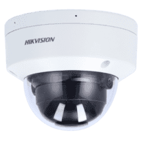 Hikvision - Câmara Dome IP da Gama Value - Resolução 8 Megapixel (3840x2160) - Lente 2.8 mm | Microfone integrado - Alcance da luz híbrida 30 m | PoE | MicroSD - Deteção de movimento 2.0 | IP67, IK08