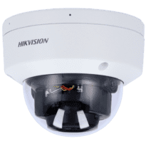 Hikvision - Câmara Dome IP gama CORE - Resolução 6 Megapixel (3200x1800) - Lente varifocal motorizada 2.8~12 mm - Alcance da luz híbrida 30 m | PoE | Alarmes | Áudio - Deteção de movimento 2.0 | IP67 | IK08