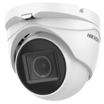 Hikvision - Câmara Dome 4n1 Gama Value - Resolução 5 Megapixel (2560x1944) - Lente varifocal motorizada 2.7~13.5 mm - Smart IR Alcance 40 m - Impermeável IP67