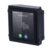 Módulo de extensão - Ecrã táctil IPS 4" | Teclado e diretório - Abertura com cartão EM e PIN - Armazenamento 500 contactos - Adequado para uso exterior IP65 | IK08 - Montagem modular