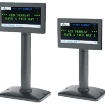 VISOR CLIENTE LCD 5" BIRCH PRETO USB/RS232 (BRC) - NOVO