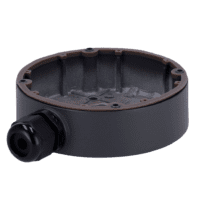 Caixa de derivação Safire Smart - Para câmaras dome - Apto para uso exterior IP66 - Instalação em tecto ou parede - Diâmetro da base 139.3 mm - Passador de cabos