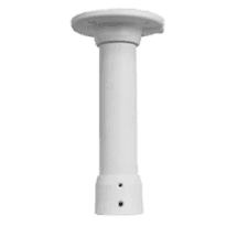 Suporte tecto - Altura 239 mm - Apto para uso no exterior - Cor branco - Fabricado em alumínio