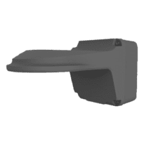 Suporte de parede - Para câmaras dome - Caixa de conexões - Apto para uso no exterior - Passador de cabos - Cor preto