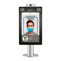 Controlo de acesso e de presença para torniquetes - Facial, palma da mão, PIN e temperatura - 30.000 caras | 1.000.000 registos - 8" toque IPS | TCP/IP, RS485 e Wiegand - Soft. Acessos: ZKBioCV - Soft. Assiduidade: ZKBioTime8 | GoTime Cloud