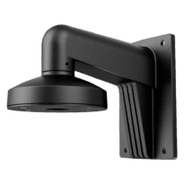 Suporte de parede - Apto para dome - Apto para uso no exterior - Passador de cabos - Cor preto