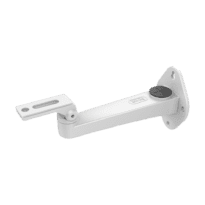 Suporte de parede - Para câmaras box e bullet - Apto para uso no exterior - Cor branco - Compatível com Hiwatch Hikvision - Passador de cabos