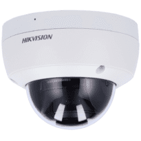 Hikvision - Câmara Dome IP da gama PRO - Resolução 6 Megapixel (3200x1800) - Lente 2.8 mm | PoE | IP67, IK10 - Gama IR 30 m | deteção de movimento 2.0 - AcuSense | Deteção de rosto | Microfone integrado