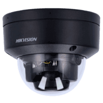 Hikvision - Cámara Domo IP gama PRO - Resolución 8 Megapíxel (3840x2160) - Lente 2.8 mm | PoE | Micrófono dual en array - Luz híbrida alcance 30 m | Audio | Alarma - MD 2.0 | AcuSense | IP67, IK10 | MicroSD