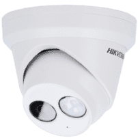 Hikvision - Câmara Turret IP da gama PRO - Resolução 6 Megapixel (3200x1800) - Lente 2.8 mm | Microfone integrado | PoE - Gama IR 30 m | deteção de movimento 2.0 - AcuSense | Face Detection