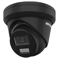 Hikvision - Câmara Turret IP da gama PRO - Resolução 8 Megapixel (3840x2160) - Lente 2.8 mm | Microfone duplo em matriz - Alcance da luz híbrida 30 m | PoE | MicroSD | IP67 - AcuSense | Deteção de movimento 2.0