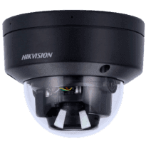 Hikvision - Cámara Domo IP gama PRO - Resolución 4 Megapíxel (2688x1520) - Lente 2.8~12 mm | MicroSD | IP67, IK10 - Luz híbrida alcance 40 m | Micrófono en array - AcuSense | MD 2.0 | Alarmas | Audio | PoE