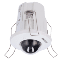 Hikvision - Câmara Dome IP de encastrar da gama PRO - Resolução 4 Megapixel (2688x1520) - Lente 2.8 mm | Microfone integrado  - Deteção de movimento 2.0 | PoE - AcuSense | Face Detection