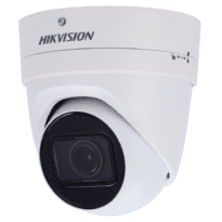 Hikvision - Câmara Turret IP da gama AcuSense - Resolução 8 MPx | Powered by DarkFighter - Lente 2.8~12 mm | PoE | Alarmes | Áudio - Gama IR 40 m | deteção de movimento 2.0 - AcuSense | Reconhecimento Facial | IP66, IK10