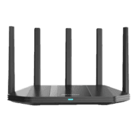 Router Hikvision Wi-Fi6 - Wi-Fi 6 2x2 | 4 Puertos RJ45 10/100 /1000 Mbps - Até 3000 Mbps de largura de banda - Cliente VPN L2TP, PPTP - Gestão via WEB, Hik Partner PRO, Hik Central