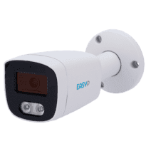 Cámara Bullet IP AI EASY-P - 8MP | Lente 2.8 mm - IR 40 m | Luz blanca 30 m | Mic - Compatibilidad total con Uniview y Hikvision - Soporta UMD y Motion Detect 2.0 - IP67 | PoE | P2P | Metal