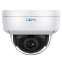 Cámara Domo IP AI EASY-P - 8MP | Lente 2.8 mm - IR 30 m | Mic - Compatibilidad total con Uniview y Hikvision - Soporta UMD y Motion Detect 2.0 - IP67 | PoE | IK10 | P2P | Metal