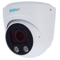 Câmara Turret IP AI EASY-P - 8MP | Lente Motorizada 2.7~13.5 mm - IV 40 m | Luz branca 30 m | Microfone - Instalação Plug & Play - Suporta UMD e deteção de movimento 2.0 - IP67 | PoE | P2P | Metal