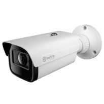 Safire Smart - Cámara Bullet 4 en 1 Gama E1 -  2 Mpx (1920x1080) , 1/2.8" CMOS Starlight - Lente 2.8 mm | IR alcance 20 m - DWDR, HLC, BLC, AGC | Micrófono integrado - Impermeable IP67, Antivandálico IK10