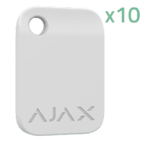 Chavero de acesso sem contato - 10 unidades - Tecnologia Mifare DESFire® - Compatível com o KeyPad Plus e o KeyPad TouchScreen - Máxima segurança e rápida identificação do usuário - Cor branco -