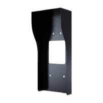 Cobertura para videoporteiro - Específico para Akuvox AK-E16C. - Medidas: 208 (Al) x 94 (Lg) x 50 (Fd) mm - Fabricado em aço galvanizado - Viseira para chuva - Montagem na superfície