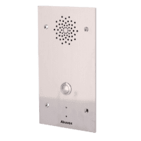 Porteiro IP anti-vandalismo IK10. - Áudio bidireccional - 2 relés | PoE, SIP Standard - Intercomunicador de emergência - Manutenção Cloud - Ligação de monitor e placas via Cloud