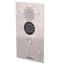 Videoporteiro IP - Câmara 2 Mpx | Áudio bidirecional - 2 relés | PoE, padrão SIP - Intercomunicador de emergência - Manutenção Cloud - Ligação de monitor e placas via Cloud